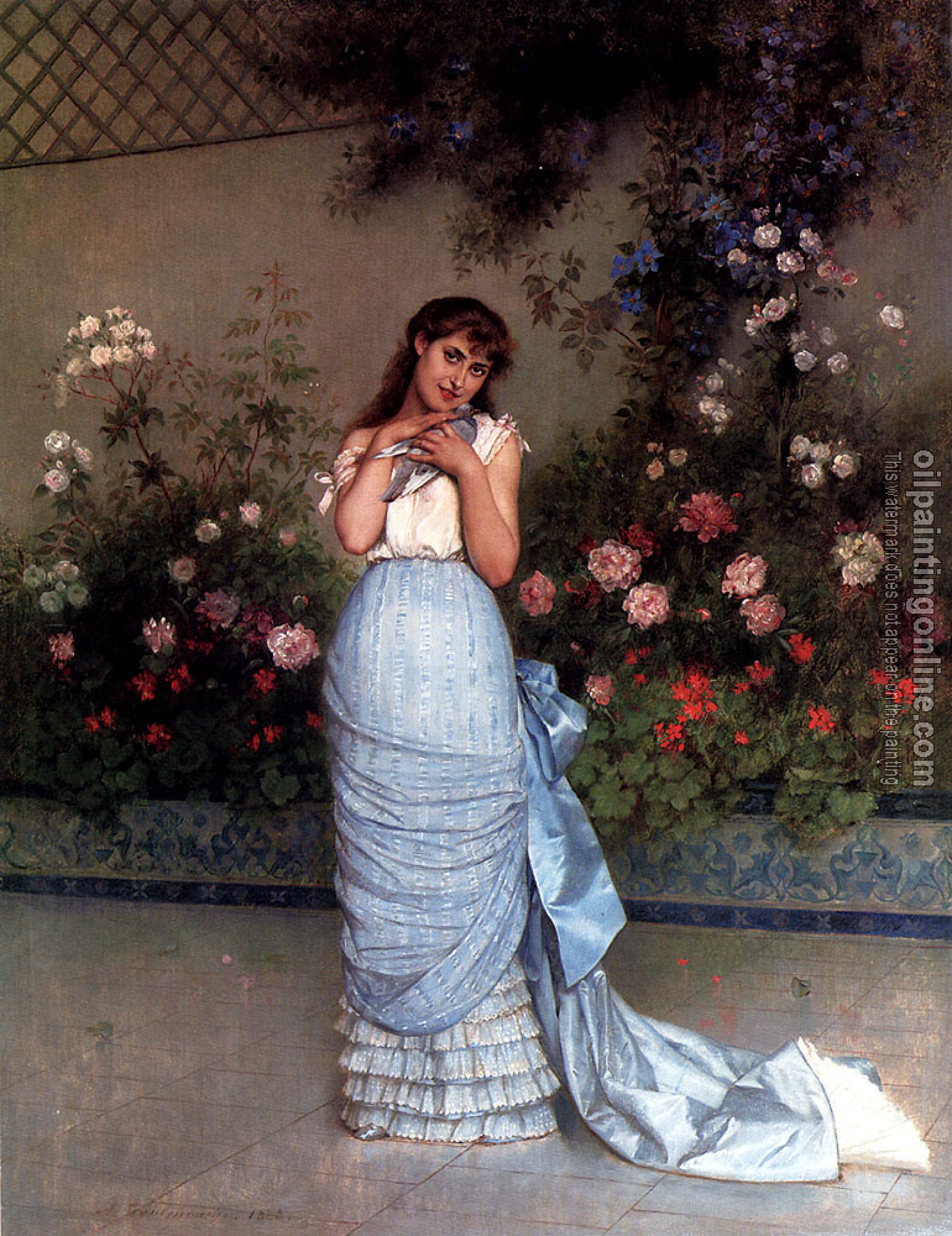 Toulmouche, Auguste - An Elegant Beauty